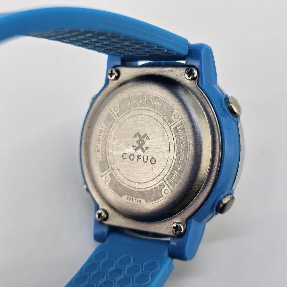 34MM Girls‎ Women Digital Watch 34MM Blue Plastic Bands Working
